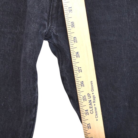 Levi’s 501 Jeans W34 L32 Faded Black Straight Leg Vintage Workwear Style - Picture 7 of 14